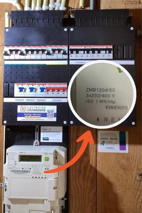 Groepenkast met 3 fase aansluiting 3x230/400V